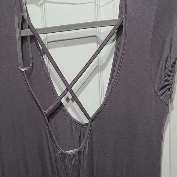 gray romper - Picture 2 of 2